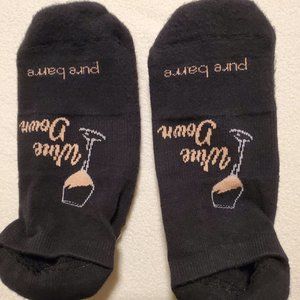 Wine Down Pure Barre Socks